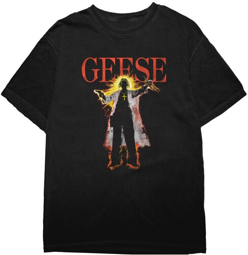 Geese - Holy Figure - T-Shirt (Black) in the group MERCHANDISE / T-shirt / Pop-Rock at Bengans Skivbutik AB (5680223r)
