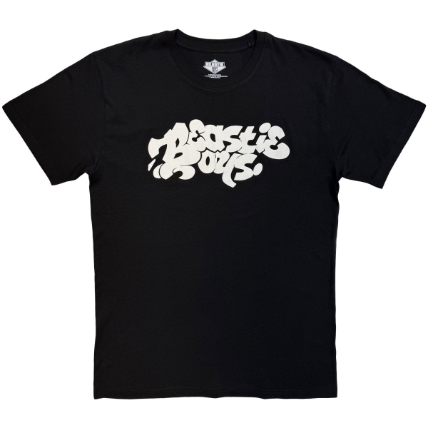 Beastie Boys - Tag Logo Mono Uni Bl T-Shirt in the group MERCHANDISE / T-shirt / Kommande / at Bengans Skivbutik AB (5680725r)