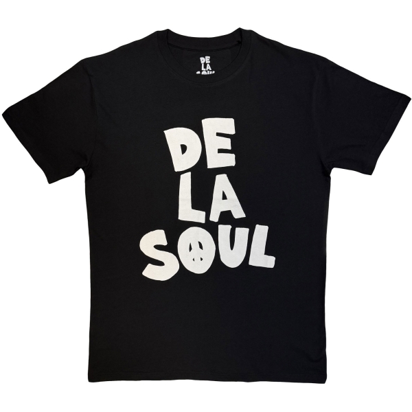 De La Soul - Logo Mono Uni Bl T-Shirt in the group MERCHANDISE / T-shirt / Kommande /  at Bengans Skivbutik AB (5680736r)