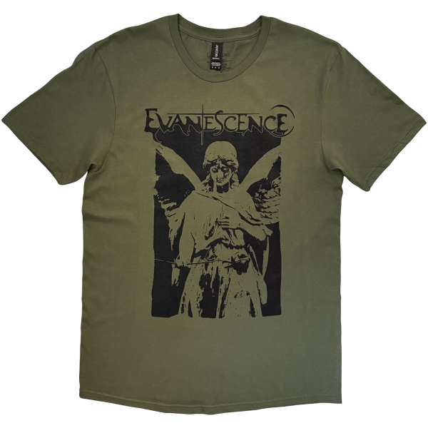 Evanescence - Angel Uni Green T-Shirt in the group MERCHANDISE / T-shirt / Kommande / Hårdrock at Bengans Skivbutik AB (5680742r)