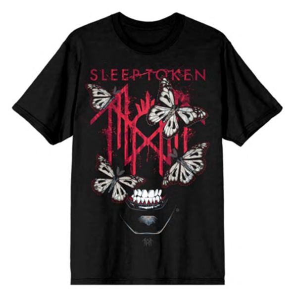 Sleep Token - Rhys Logo Face Uni Bl T-Shirt in the group MERCHANDISE / T-shirt / Kommande / Hårdrock at Bengans Skivbutik AB (5680788r)