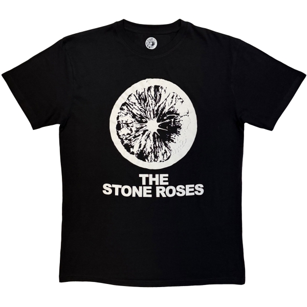 The Stone Roses - Logo & Lemon Mono Uni Bl T-Shirt in the group MERCHANDISE / T-shirt / Kommande / Pop-Rock at Bengans Skivbutik AB (5680795r)