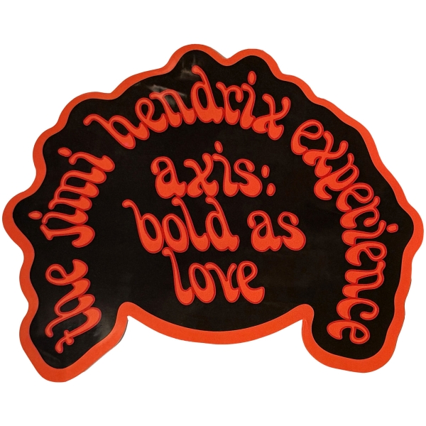 Jimi Hendrix - Axis Sticker in the group MERCHANDISE / Merch / Kommande / Pop-Rock at Bengans Skivbutik AB (5680936)