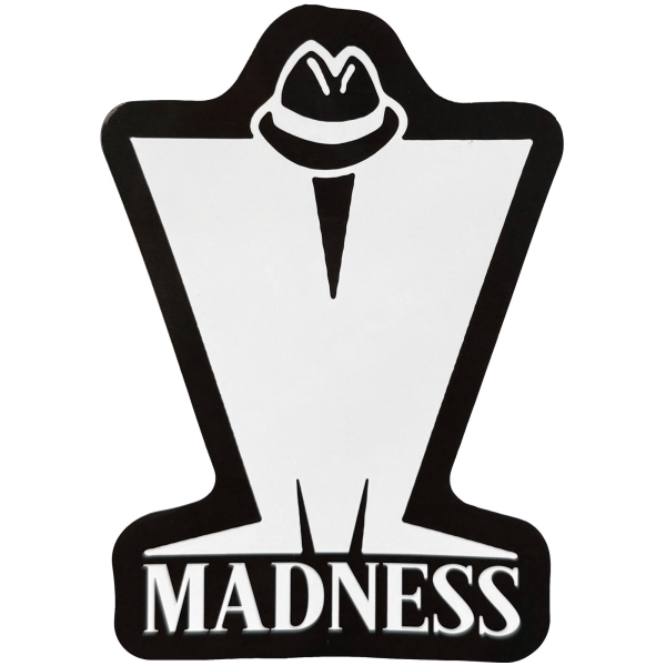Madness - M Logo Sticker in the group MERCHANDISE / Merch / Kommande / Pop-Rock at Bengans Skivbutik AB (5680996)