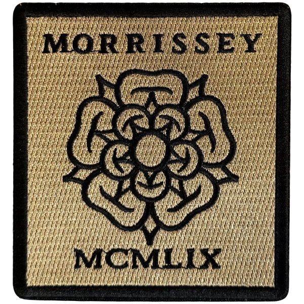 Morrissey - Rose Logo Woven Patch in the group MERCHANDISE / Patch / / at Bengans Skivbutik AB (5681008)