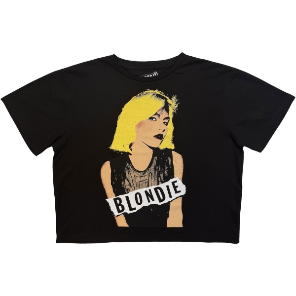 Blondie - Side Glance Lady Bl Crop Top in the group MERCHANDISE / T-shirt / Kommande / Pop-Rock at Bengans Skivbutik AB (5681147r)