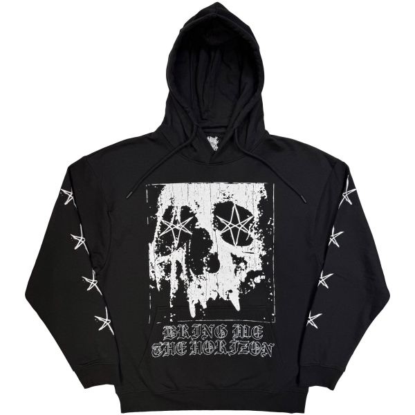 Bring Me The Horizon - Oversized Skull Uni Bl Hoodie in the group MERCHANDISE / Hoodies / Kommande / Hårdrock at Bengans Skivbutik AB (5681149r)