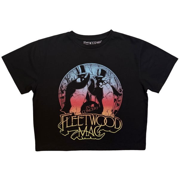 Fleetwood Mac - Gradient Penguins Lady Bl Crop Top in the group MERCHANDISE / T-shirt / Kommande / Pop-Rock at Bengans Skivbutik AB (5681156r)