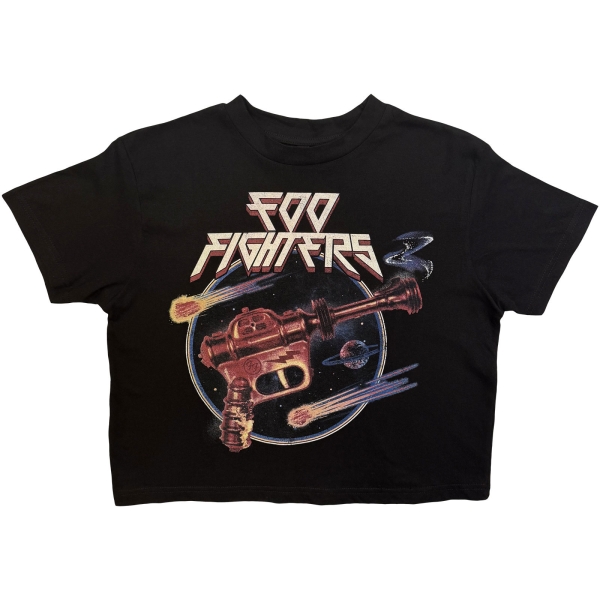 Foo Fighters - Ray Gun Lady Bl Crop Top in the group MERCHANDISE / T-shirt / Kommande / Pop-Rock at Bengans Skivbutik AB (5681158r)