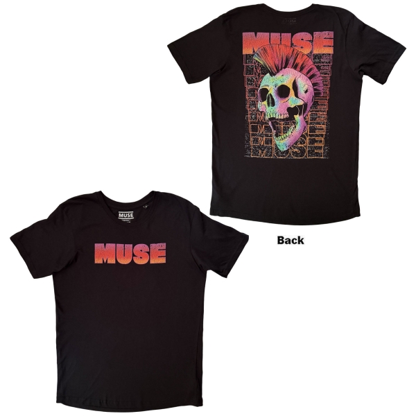 Muse - Punk Skull Uni Bl T-Shirt in the group MERCHANDISE / T-shirt / Kommande / Pop-Rock at Bengans Skivbutik AB (5681174r)