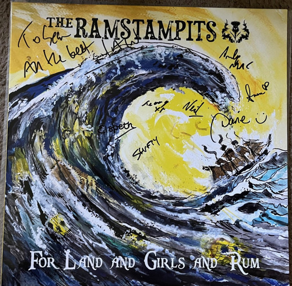 The Ramstampits - For The Land And Girls And Rum (Black Vinyl LP) in the group Minishops / Dala Destroi Records at Bengans Skivbutik AB (5681638)