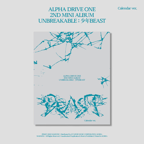 Alpha Drive One - Unbreakable : Beast (Calendar Ver.) in the group CD / Upcoming releases / K-Pop at Bengans Skivbutik AB (5681643)