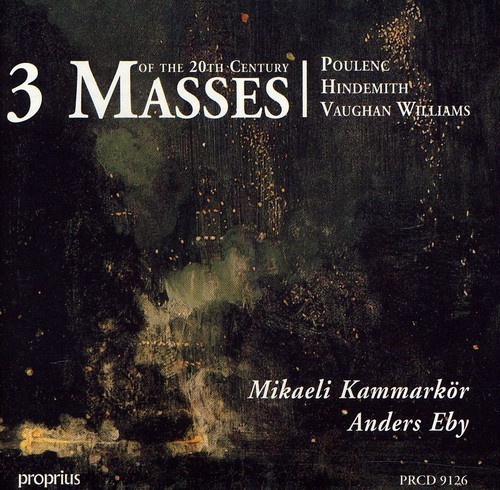 Poulenc/Hindesmith - 3 Masses Of 20Th Century in the group CD / Klassiskt at Bengans Skivbutik AB (5681658)