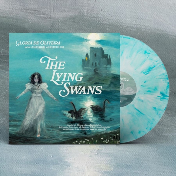 De Oliveira Gloria - Lying Swans The (White Blue Marbled in the group VINYL / Upcoming releases / Pop-Rock at Bengans Skivbutik AB (5682112)