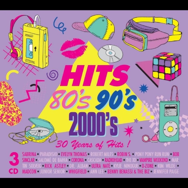 Various Artists - Hits 80'S 90'S 2000'S - 30 Years Of in the group CD / Upcoming releases / Pop-Rock at Bengans Skivbutik AB (5682267)