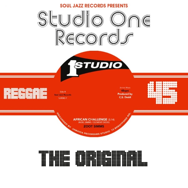 Simms Zoot / Sound Dimension - African Challenge in the group VINYL / Upcoming releases / Reggae at Bengans Skivbutik AB (5682478)
