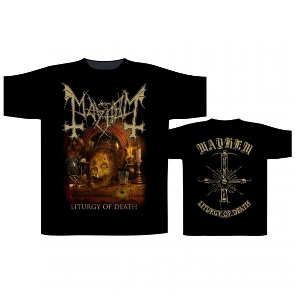Mayhem - T/S Liturgy Of Death (M) in the group OUR PICKS / Friday Releases / 2026-08-28 at Bengans Skivbutik AB (5682531)