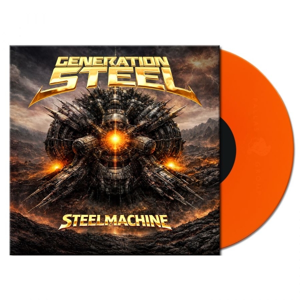 Generation Steel - Steelmachine (Orange Vinyl Lp) in the group VINYL / Upcoming releases / Hårdrock at Bengans Skivbutik AB (5683170)