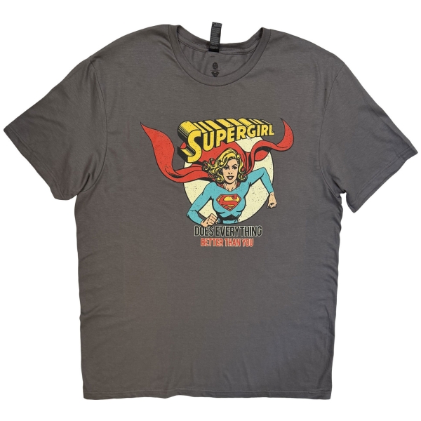Supergirl The Movie - Does Everything Uni Char T-Shirt in the group MERCHANDISE / T-shirt / Soundtrack at Bengans Skivbutik AB (5683530r)