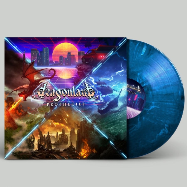 Dragonland - Prophecies (Blue Marbled Vinyl Lp) in the group VINYL / Upcoming releases / Hårdrock at Bengans Skivbutik AB (5683566)