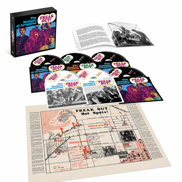 Frank Zappa & The Mothers Of Invention - Freak Out! (5CD+BD 60th Anniversary Super Deluxe edition) in the group MUSIK / Blu-Ray+CD / Kommande / Pop-Rock at Bengans Skivbutik AB (5683596)