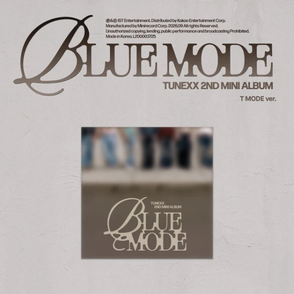 Tunexx - Blue Mode (T Mode Ver.) in the group MERCHANDISE / Merch+Code / Kommande / K-Pop at Bengans Skivbutik AB (5684486)