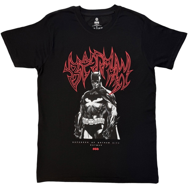 Batman - Defender Of Gotham City Uni Bl T-Shirt in the group MERCH / Clothing / T-shirts at Bengans Skivbutik AB (5685401r)