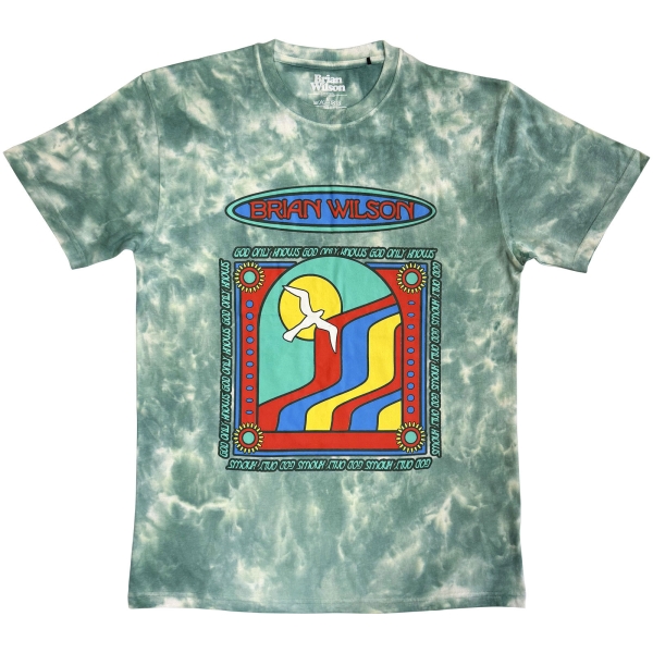 Brian Wilson - God Only Knows Uni Green Dipdye T-Shirt in the group MERCH / Clothing / T-shirts at Bengans Skivbutik AB (5685418r)