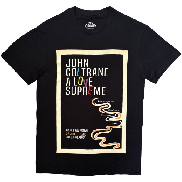 John Coltrane - A Love Supreme Uni Bl T-Shirt in the group MERCH / Clothing / T-shirts at Bengans Skivbutik AB (5685424r)