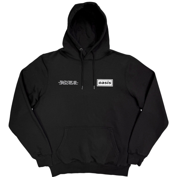 Oasis - Global Cities Logo Uni Bl Hoodie in the group MERCH / Clothing / Hoodies at Bengans Skivbutik AB (5685467r)