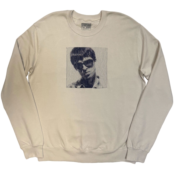 Oasis - Noel Embroidered Portrait Uni Cream Sweatshirt in the group MERCH / Clothing / Sweatshirts at Bengans Skivbutik AB (5685486r)