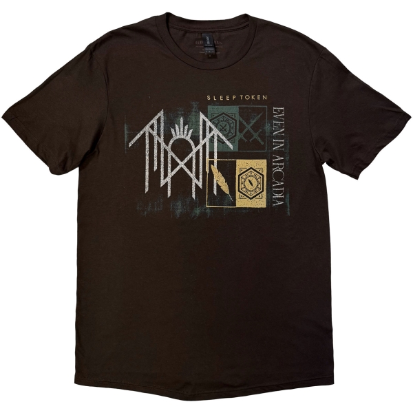 Sleep Token - Even In Arcadia Symbols Uni Brown T-Shirt in the group MERCH / Clothing / T-shirts at Bengans Skivbutik AB (5685521r)