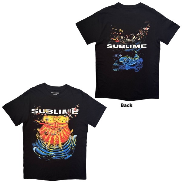 Sublime - Underwater Uni Bl T-Shirt in the group MERCH / Clothing / T-shirts at Bengans Skivbutik AB (5685526r)