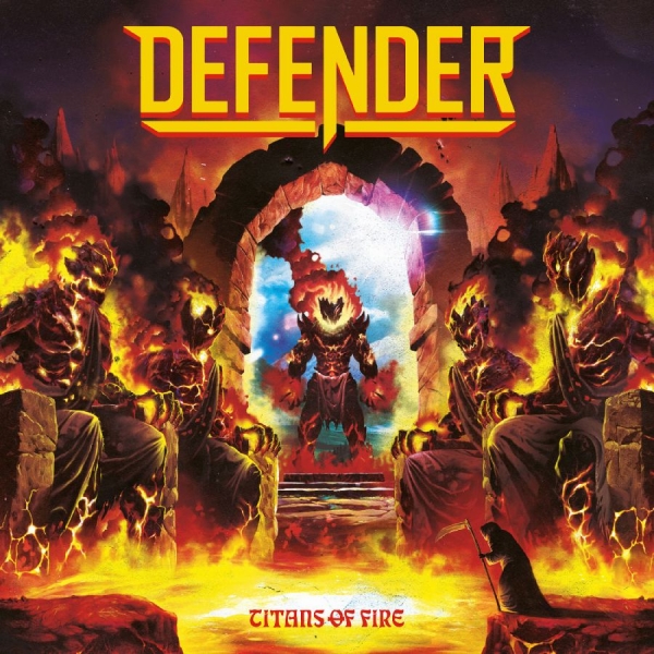 Defender - Titans Of Fire in the group CD / Upcoming releases / Hårdrock at Bengans Skivbutik AB (5685822)