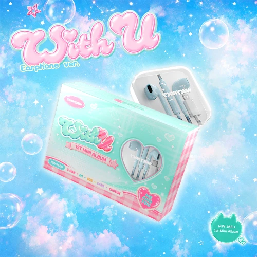 Mw:Meu - With U (Earphone Ver.) in the group MERCHANDISE / Merch+Code / Kommande / K-Pop at Bengans Skivbutik AB (5686138)