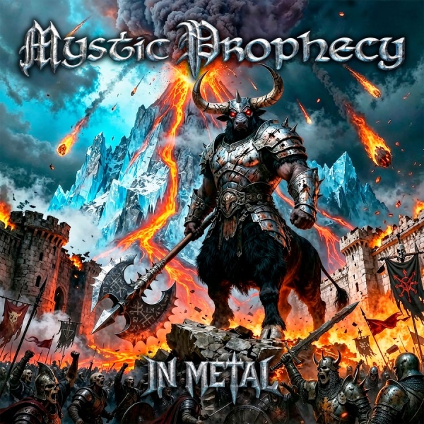 Mystic Prophecy - In Metal (Silver Marble) in the group VINYL / Upcoming releases / Hårdrock at Bengans Skivbutik AB (5686450)