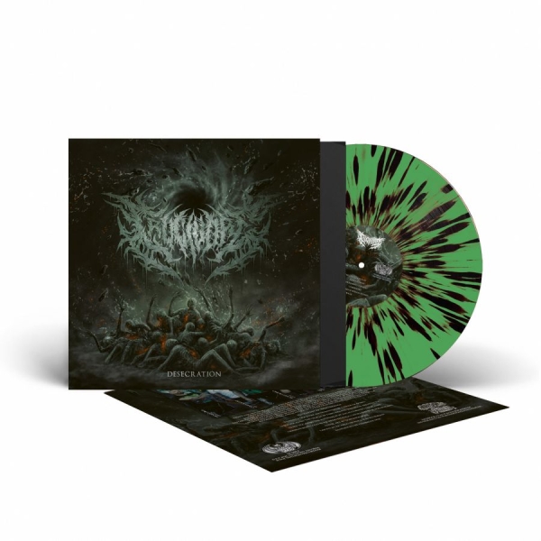 Crucivore - Desecration (Splatter Vinyl Lp) in the group VINYL / Hårdrock at Bengans Skivbutik AB (5686620)