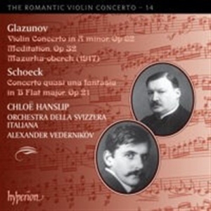 Glazunov / Schoeck - Romantic Violin Concerto Vol 14 in the group Externt_Lager /  at Bengans Skivbutik AB (568694)