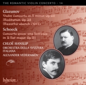 Glazunov / Schoeck - Romantic Violin Concerto Vol 14 in the group Externt_Lager /  at Bengans Skivbutik AB (568694)
