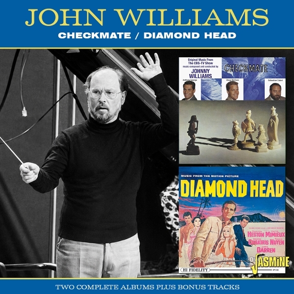John Williams - Checkmate & Diamond Head - Two Complete Albums Plus Bonus Tracks in the group CD / Upcoming releases / Film-Musikal,Pop-Rock at Bengans Skivbutik AB (5687000)