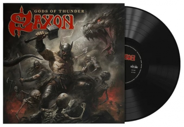 Saxon - Gods Of Thunder (Black Vinyl) in the group VINYL / Upcoming releases / Hårdrock at Bengans Skivbutik AB (5687053)