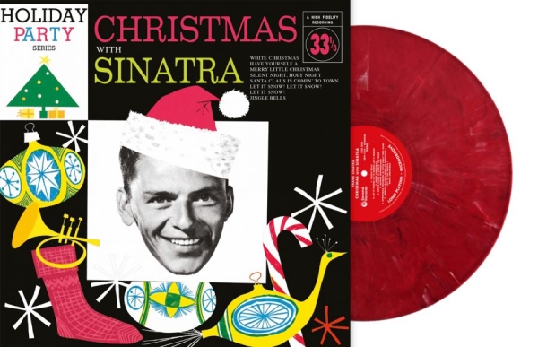 Sinatra Frank - Christmas With Sinatra (Marbled Vin in the group VINYL / Julmusik at Bengans Skivbutik AB (5687165)