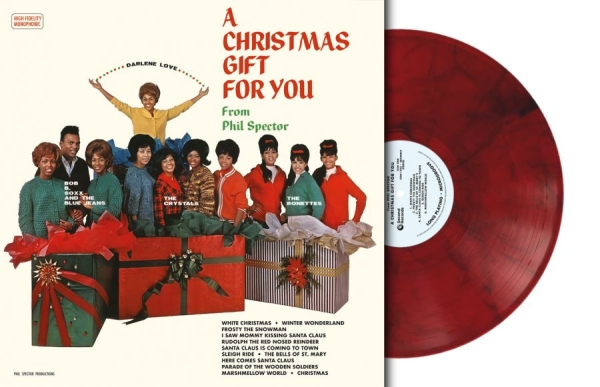Spector Phil - A Christmas Gift For You (Red Marbl in the group VINYL / Upcoming releases / Julmusik at Bengans Skivbutik AB (5687167)