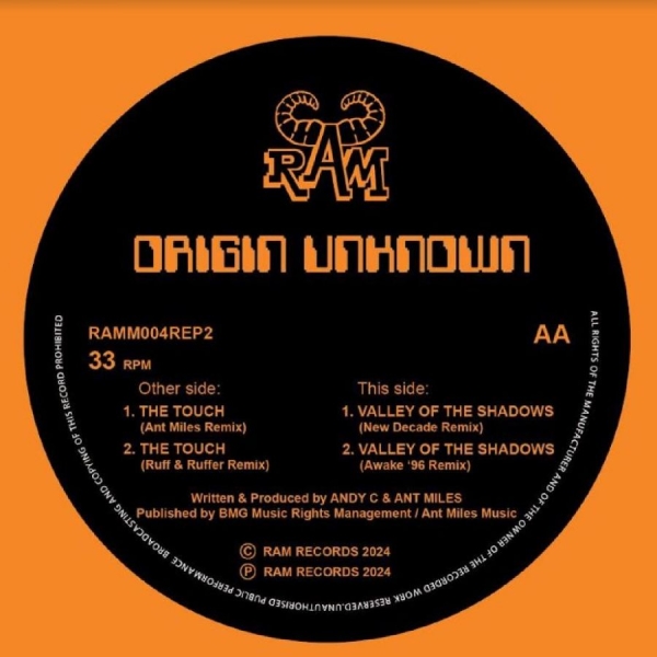 Origin Unknown - The Touch / Valley Of The Shadows 2 in the group VINYL / Bestsellers at Bengans Skivbutik AB (5687551)
