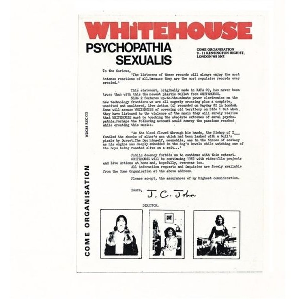 Whitehouse - Psychopathia Sexualis (Legacy Editi in the group CD / Pop-Rock at Bengans Skivbutik AB (5689430)