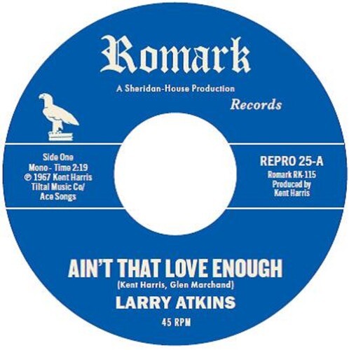 Larry Atkins - Ain't That Love Enough / Lighten Up in the group VINYL / Pop-Rock at Bengans Skivbutik AB (5689532)