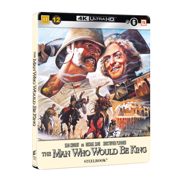Movie - The Man Who Would Be King (Ltd Steelbook 4K UHD) in the group Movies / Film UHD-4K at Bengans Skivbutik AB (5690097)