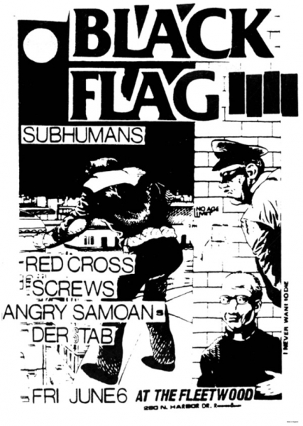 Black Flag - SubHumans 91,5 x 61 cm in the group MERCHANDISE / Poster / Punk at Bengans Skivbutik AB (5690289)