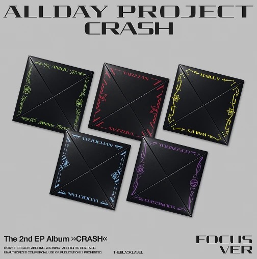Allday Project - Crash (Focus Ver.) (Random Ver.) in the group CD / Upcoming releases / K-Pop at Bengans Skivbutik AB (5690633)