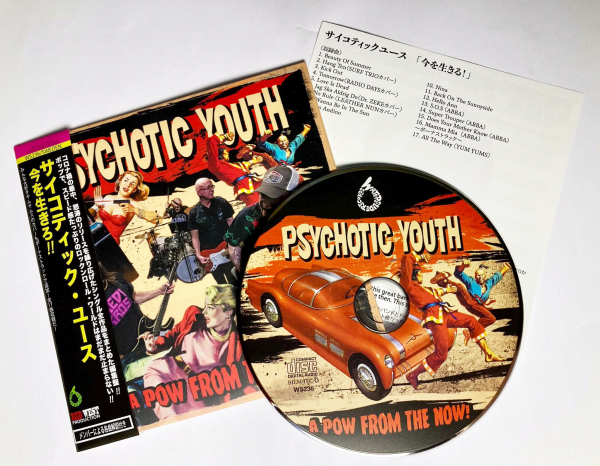 Psychotic Youth - A Pow From The Now (Slipcase CD / Japan Edition w. OBI) in the group CD / Bestsellers at Bengans Skivbutik AB (5690847)